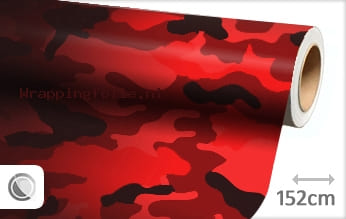 Ook wapenkamer Luxe Camouflage rood wrapping folie - Wrapping folie - Wrappingfolie.nl
